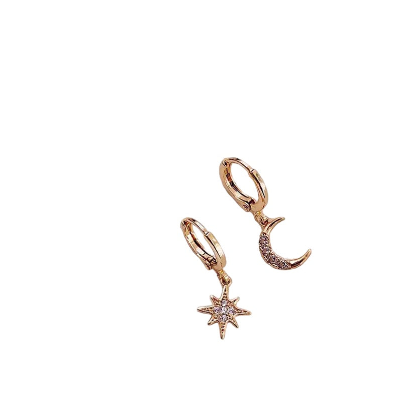 Moon and Stars Rose Gold Plated Sterling Silver image 11