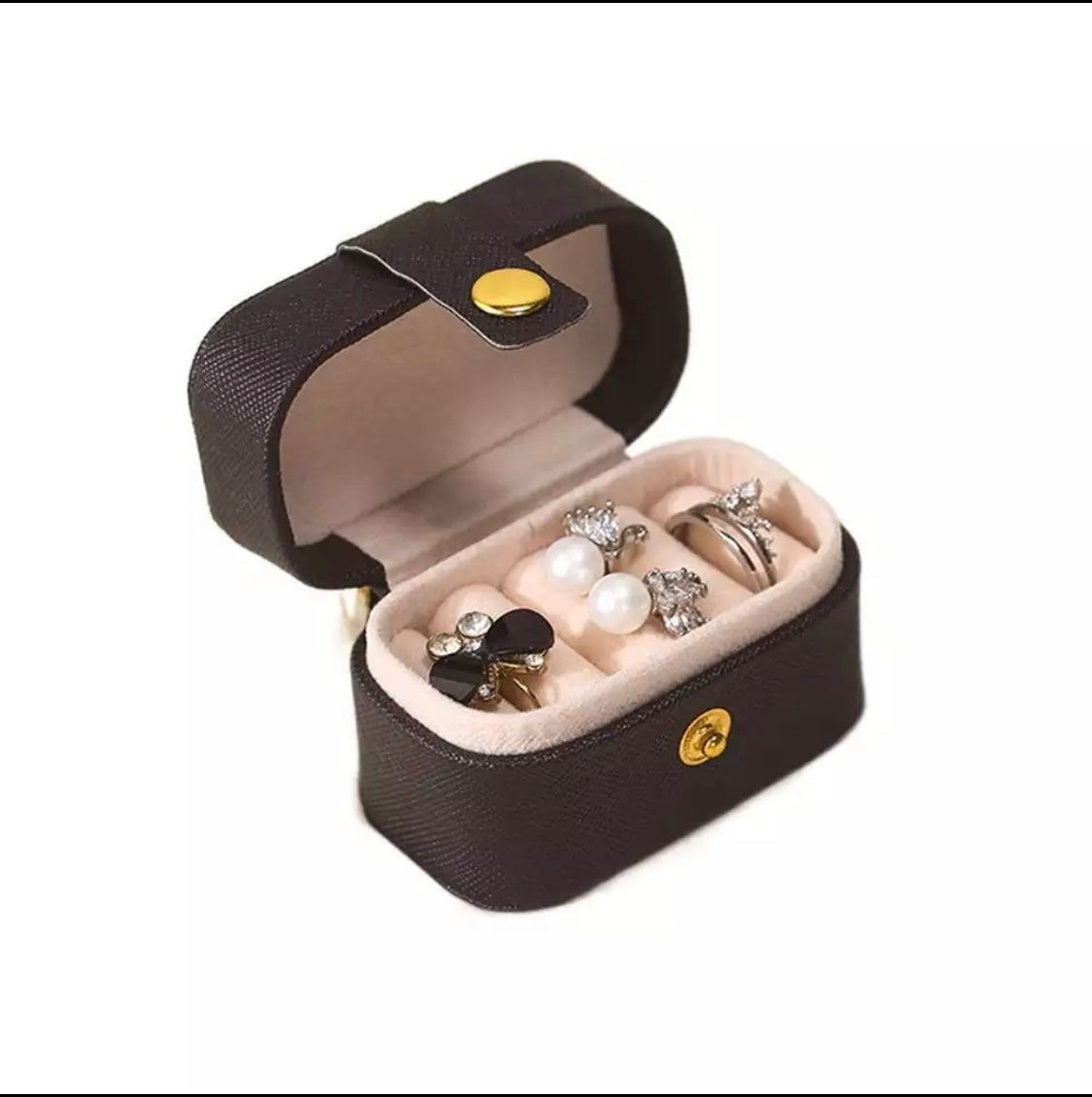 Black Travel Jewellery Case image 0