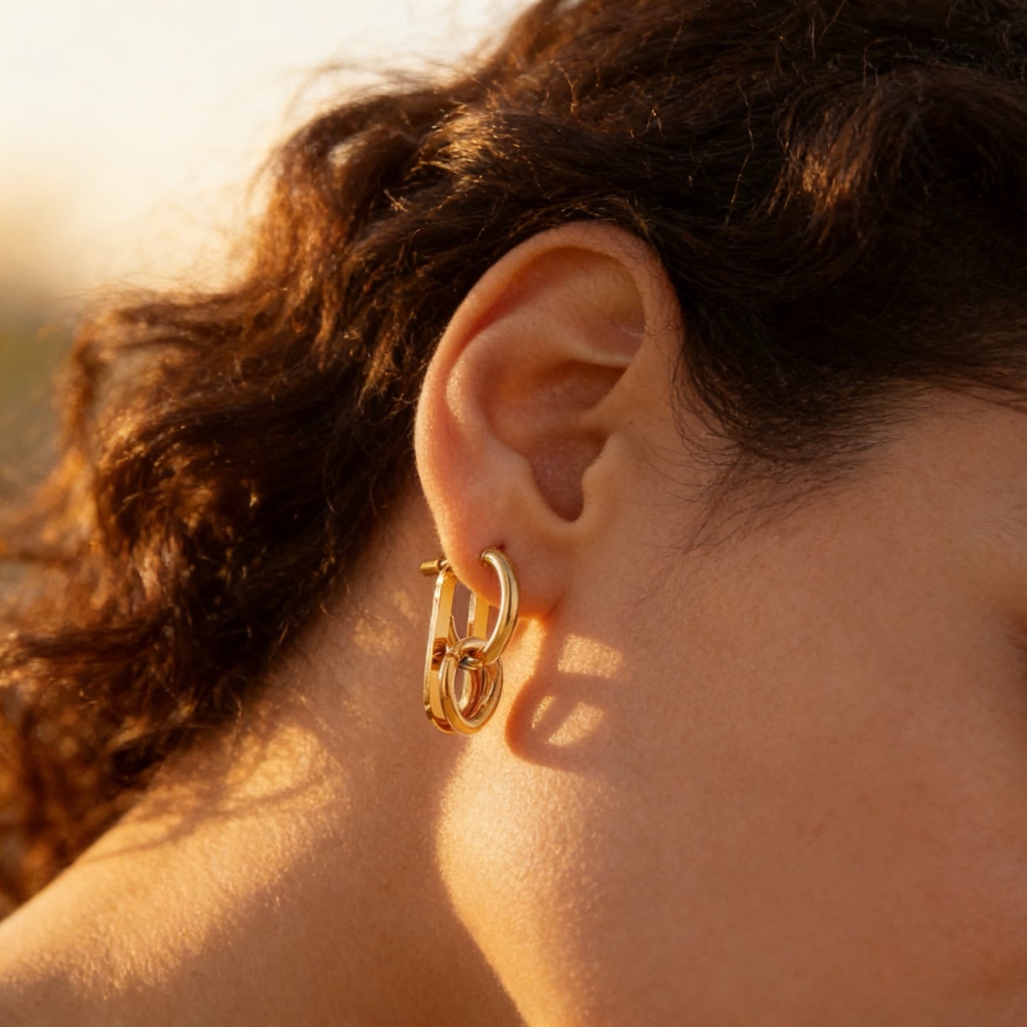 That Girl Earrings - Gold Plated image 0