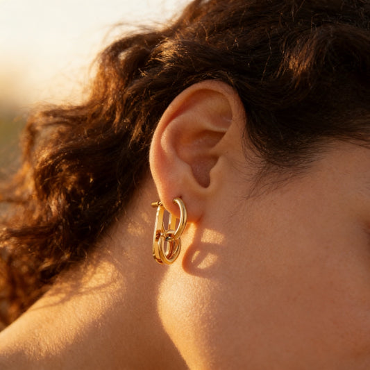 That Girl Earrings - Gold Plated image 0