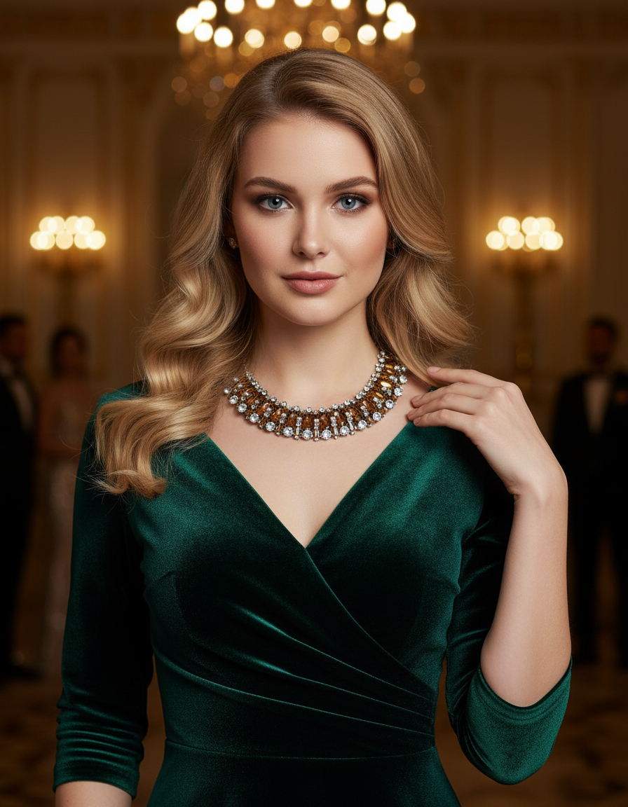 Champagne Necklace image 1