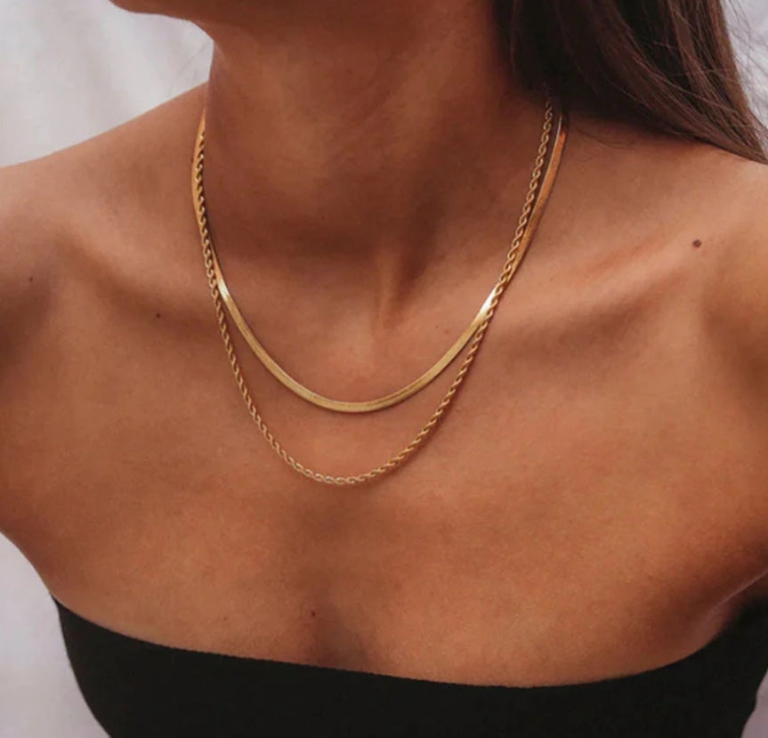 Gold Rope Necklace image 6