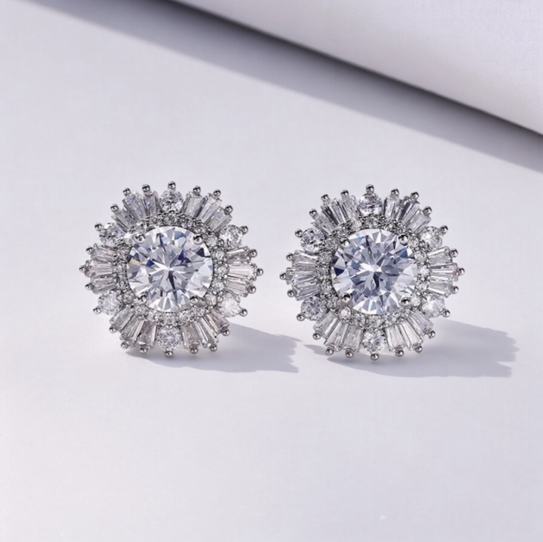 Freda Silver Plated Studs image 3