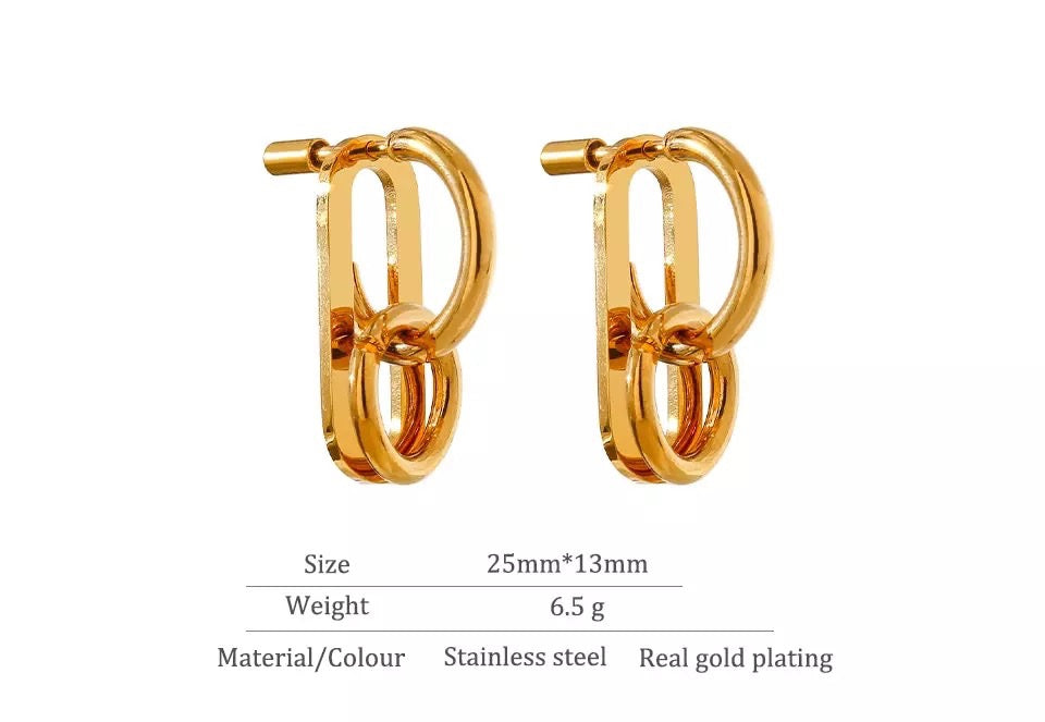 That Girl Earrings - Gold Plated image 13