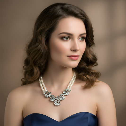 Vintage Pearl Style Necklace image 0