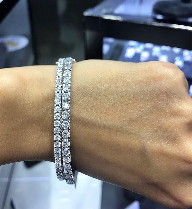 Tennis Bracelet 925 Sterling Silver image 14