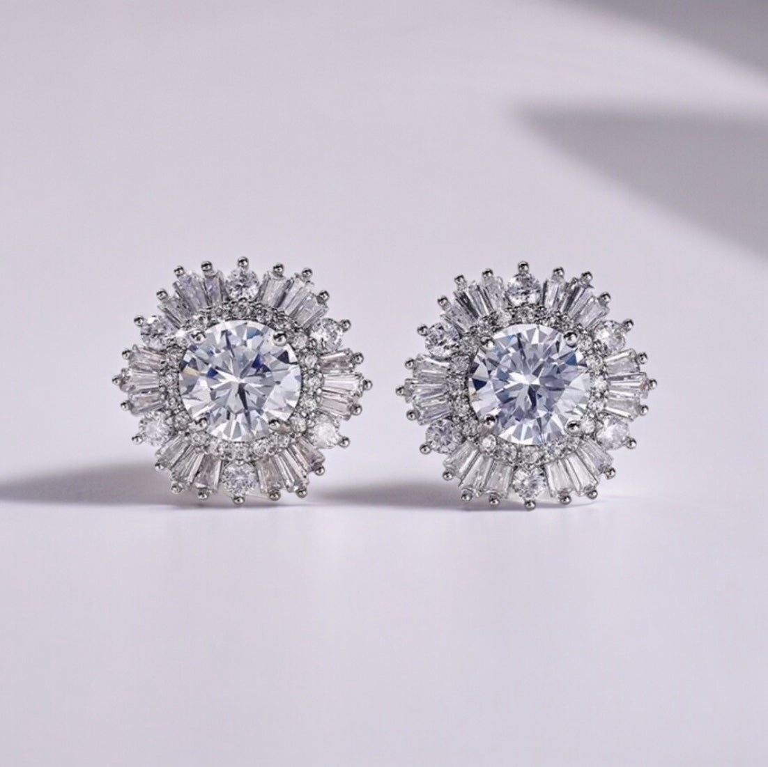 Freda Silver Plated Studs image 4