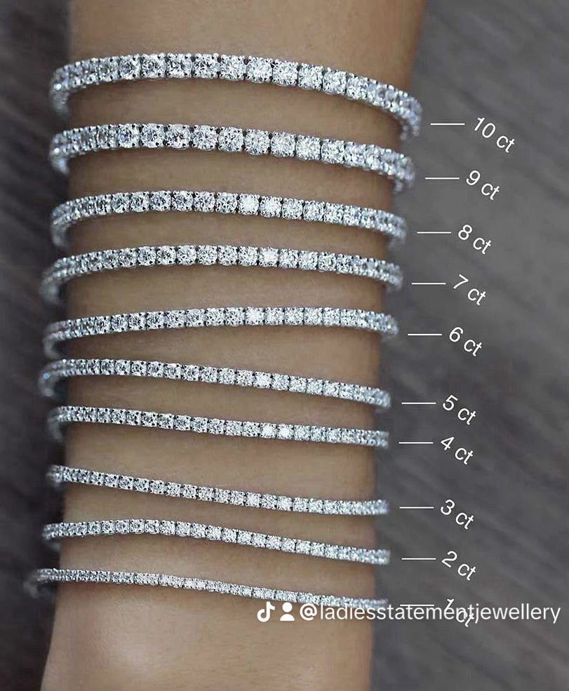 Tennis Bracelet 925 Sterling Silver image 5
