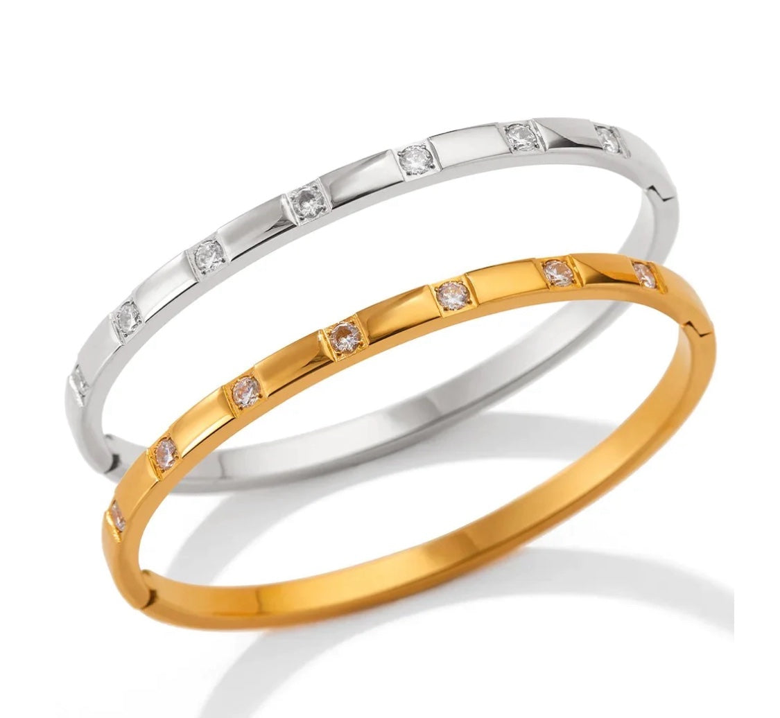 Platinum Plated Bangle image 2