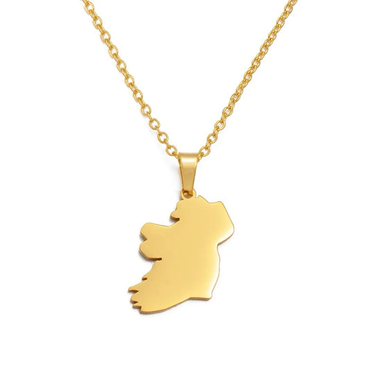 Ireland necklace Gold Plated image 0