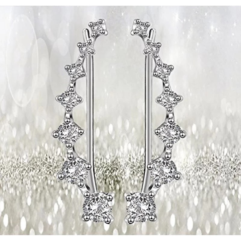 Ear Climbers  925 Sterling Silver image 5