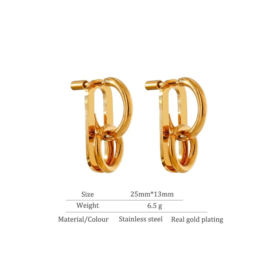 That Girl Earrings - Gold Plated image 8