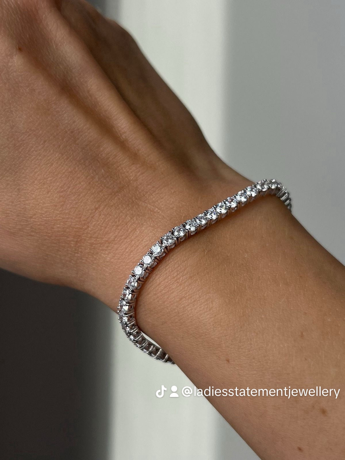 Tennis Bracelet 925 Sterling Silver image 6