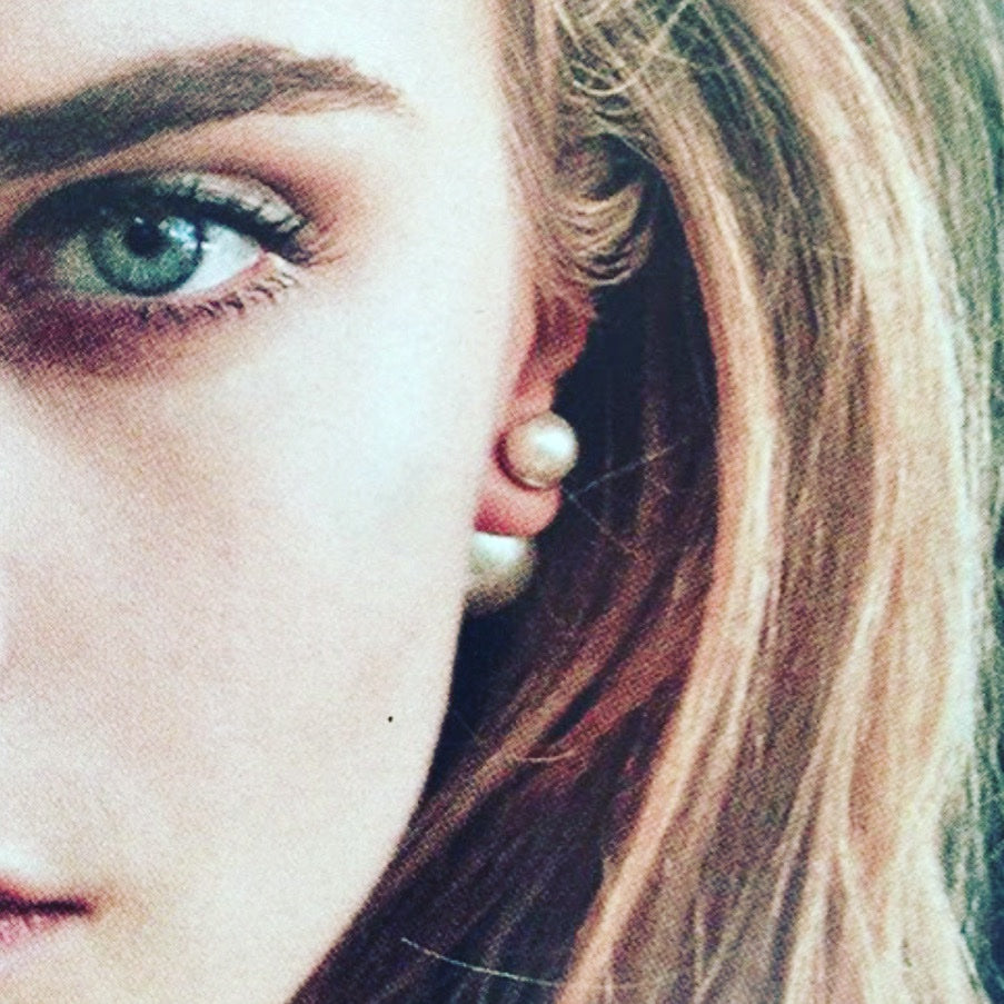 Luxe Double Pearl Earring image 2