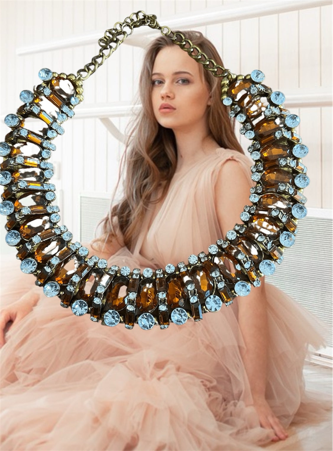 Champagne Necklace image 3