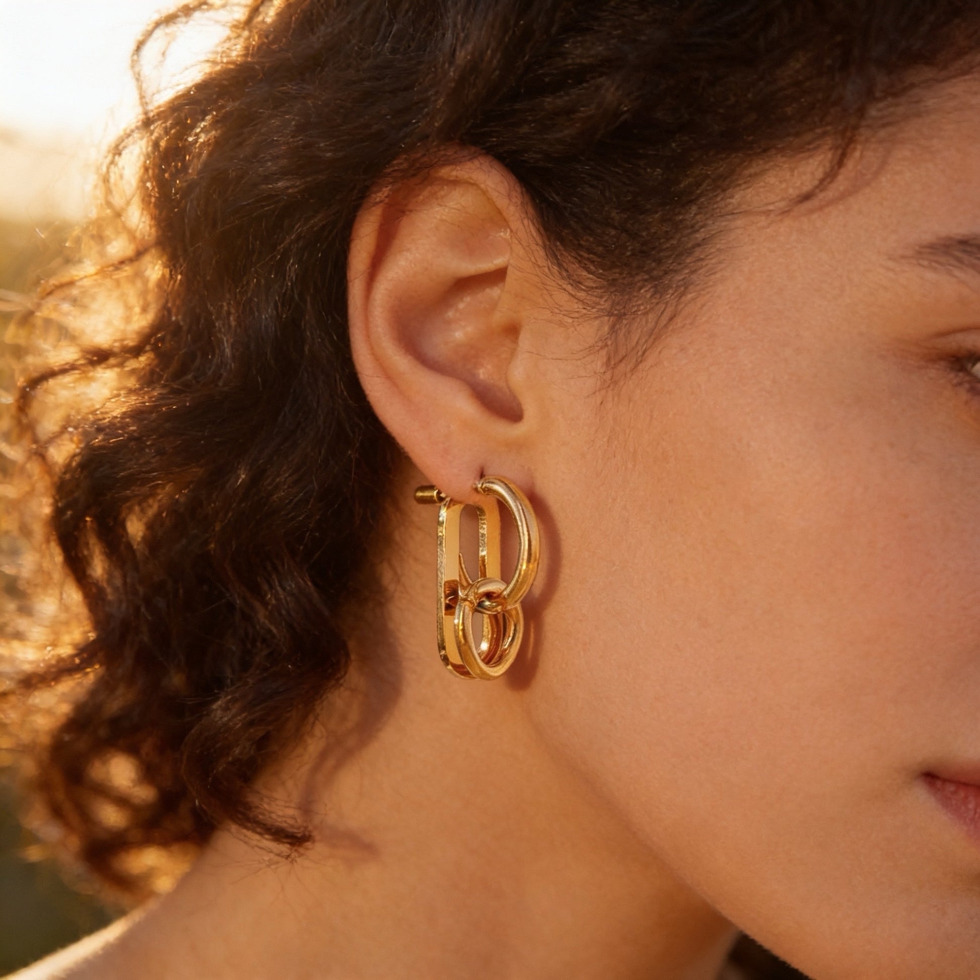 That Girl Earrings - Gold Plated image 1