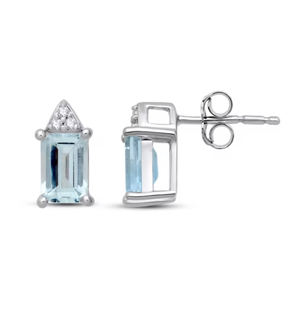 Aquamarine Studs image 2