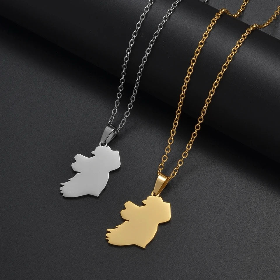Ireland necklace Gold Plated image 6