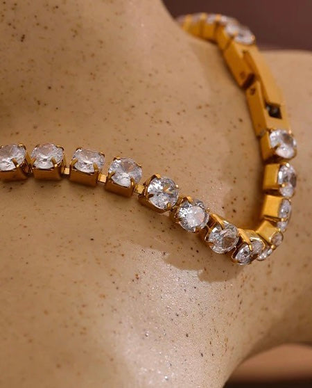 Gold Plated Tennis Bracelet image 15