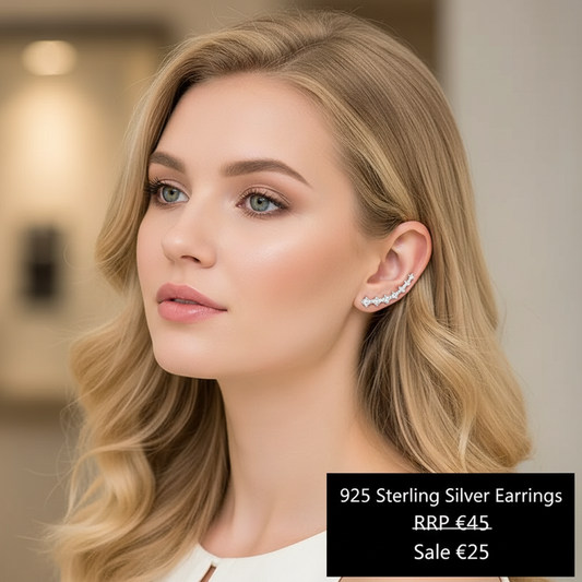 Ear Climbers  925 Sterling Silver image 0