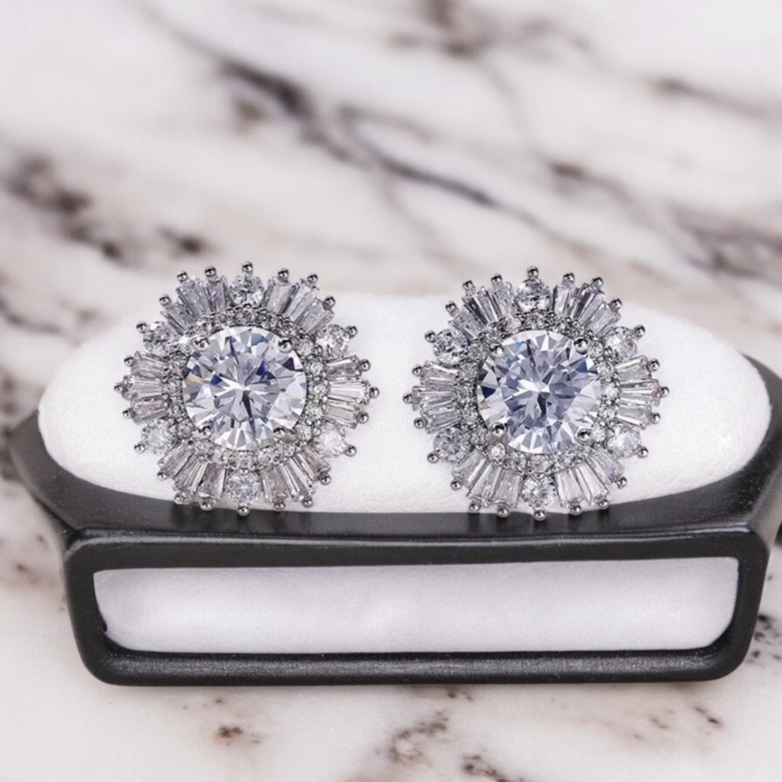 Freda Silver Plated Studs image 1