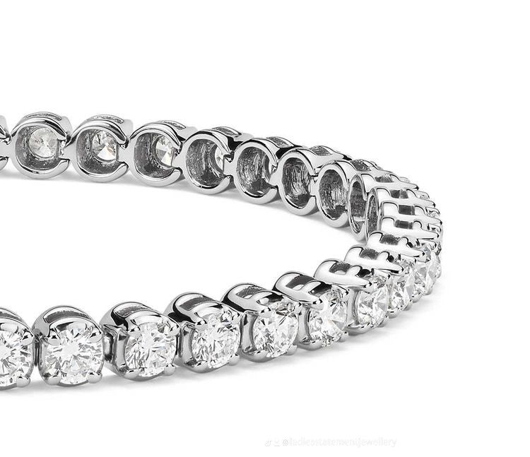 Tennis Bracelet 925 Sterling Silver image 1