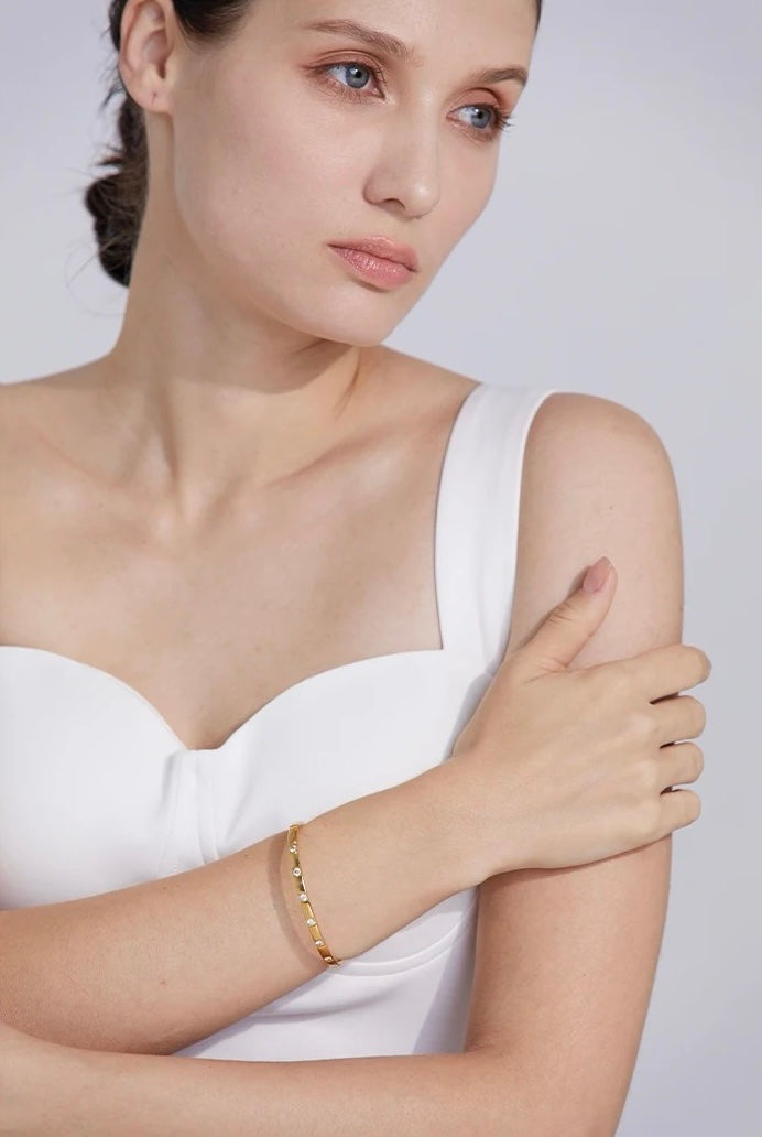 18k Gold Plated Bangle image 9
